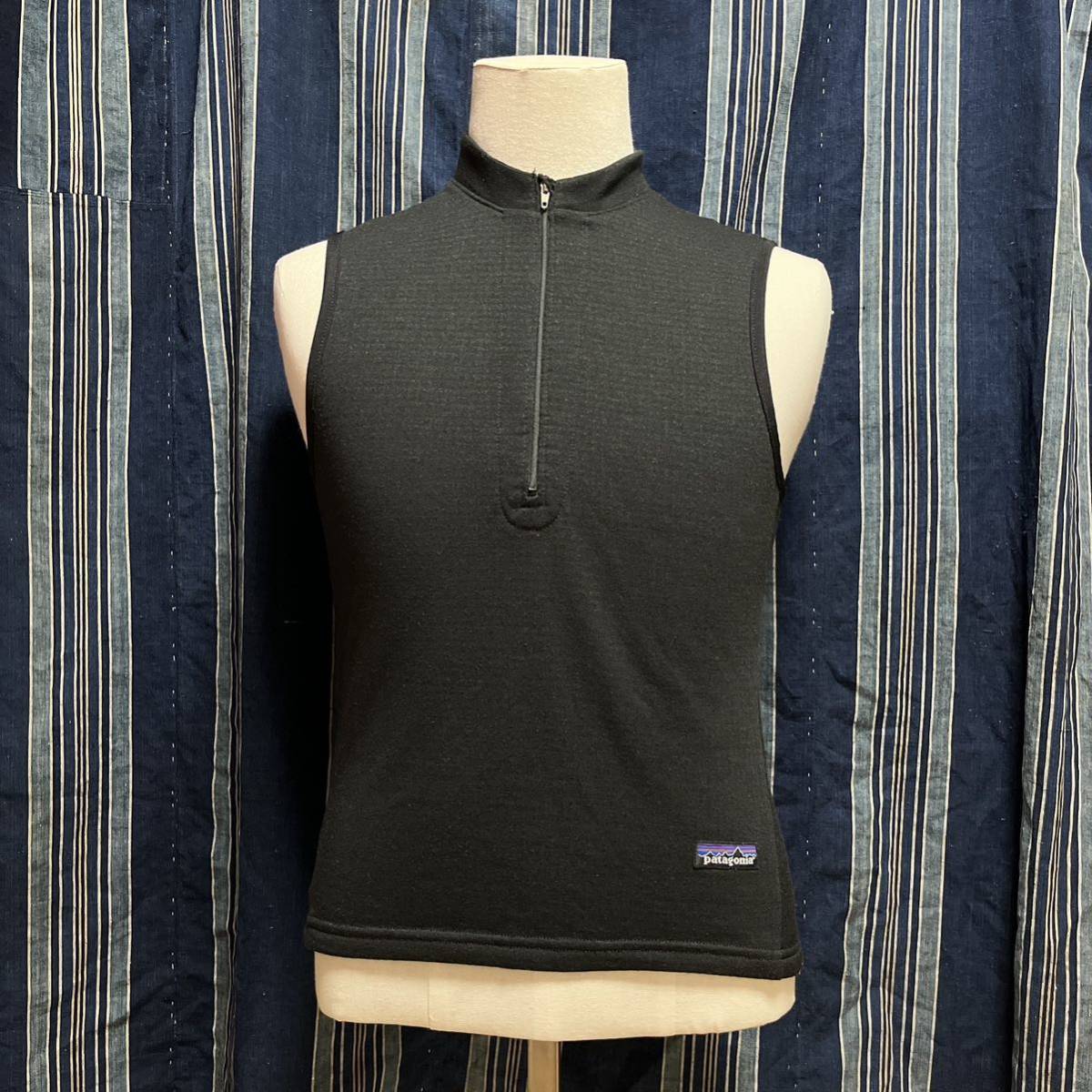 廃番 アメリカ製 2000 patagonia r1 flash pullover vest 40090 polatec フラッシュ レギュレーター capilene キャプリーン プルオーバー_画像1