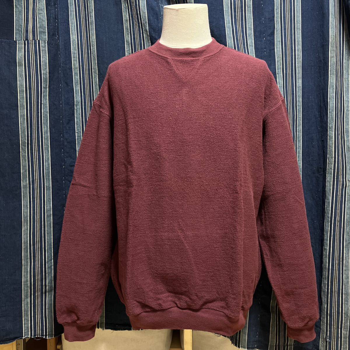 90s 00s columbia knit long sleeve shirt 90年代 y2k コロンビアニット 鹿の子 カットソー アメリカ製_画像2