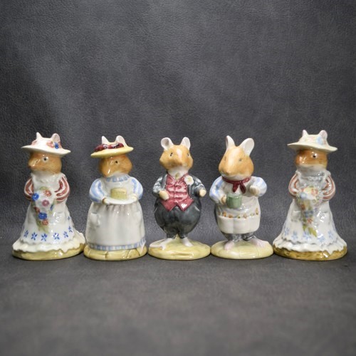 ROYAL DOULTON ロイヤルドルトン 陶器人形まとめて5点 マウス BRAMBLY