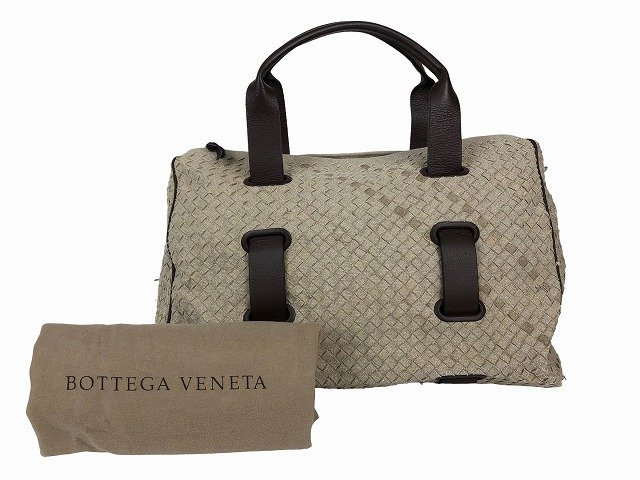 良質 BOTTEGA VENETA ベージュ/ブラウン ユニセックス ファブリック