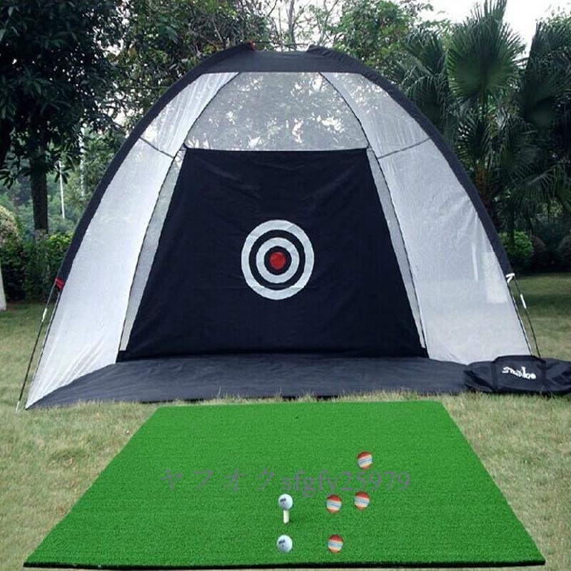 A066B☆新品 2メートル 1.4 メートル 1 メートルのゴルフ練習ネットゴルフ打撃ケージ庭の草原練習テントゴルフトレーニング機器の画像1
