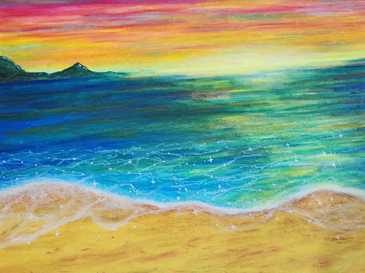 パステル画 海の絵 絵画 風景画|Yahoo!フリマ(旧PayPayフリマ) パステル画 海の絵 絵画 風景画|Yahoo!フリマ(旧PayPayフリマ)