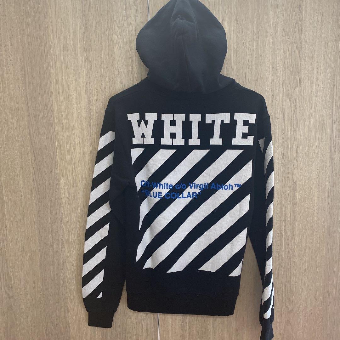 off-white オフホワイト パーカー フーディ ブラック(XSサイズ以下