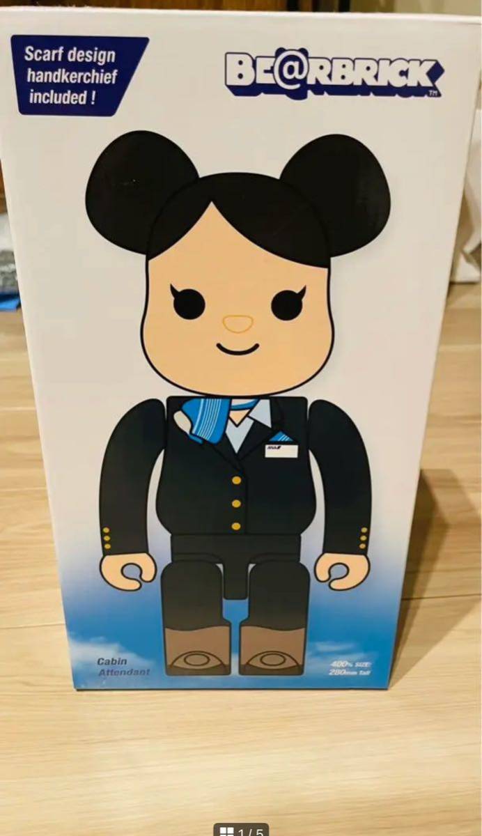 【レア】ANA 9代目CA制服ベアブリック 400%ベアブリック BE@RBRICK メディコムトイ