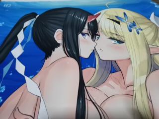 T2 ART WORKS Tony アズールレーン WスエードB2 タペストリー 龍鳳&セントー_画像1