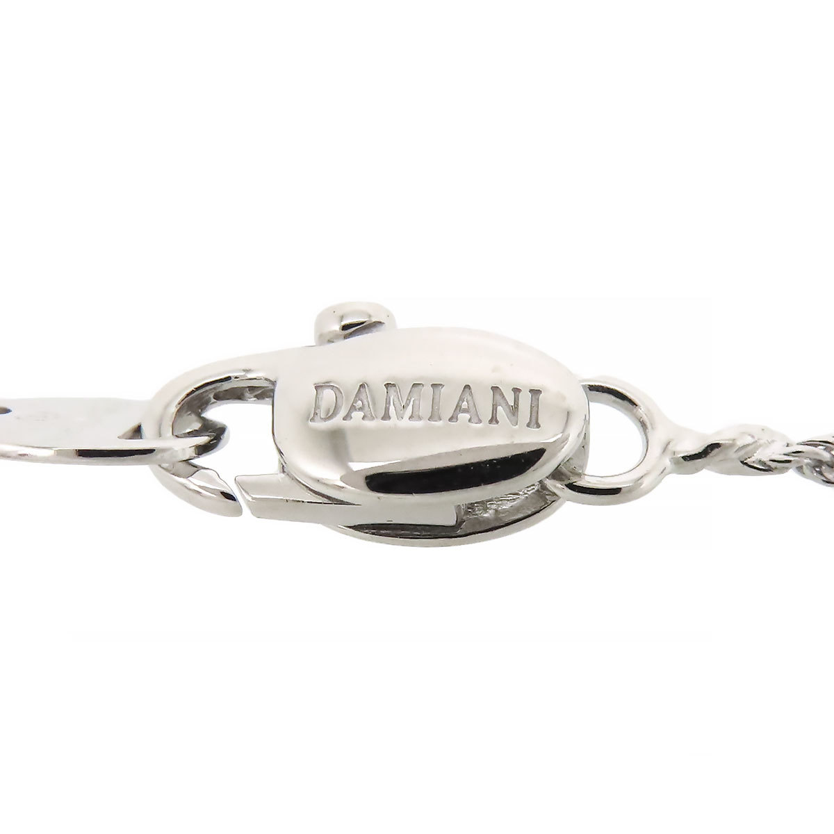 ダミアーニ ベルエポック ダイヤモンド ネックレス S 750 (K18WG K18PG) レディース Damiani [美品] 中古 【ジュエリー】_画像5