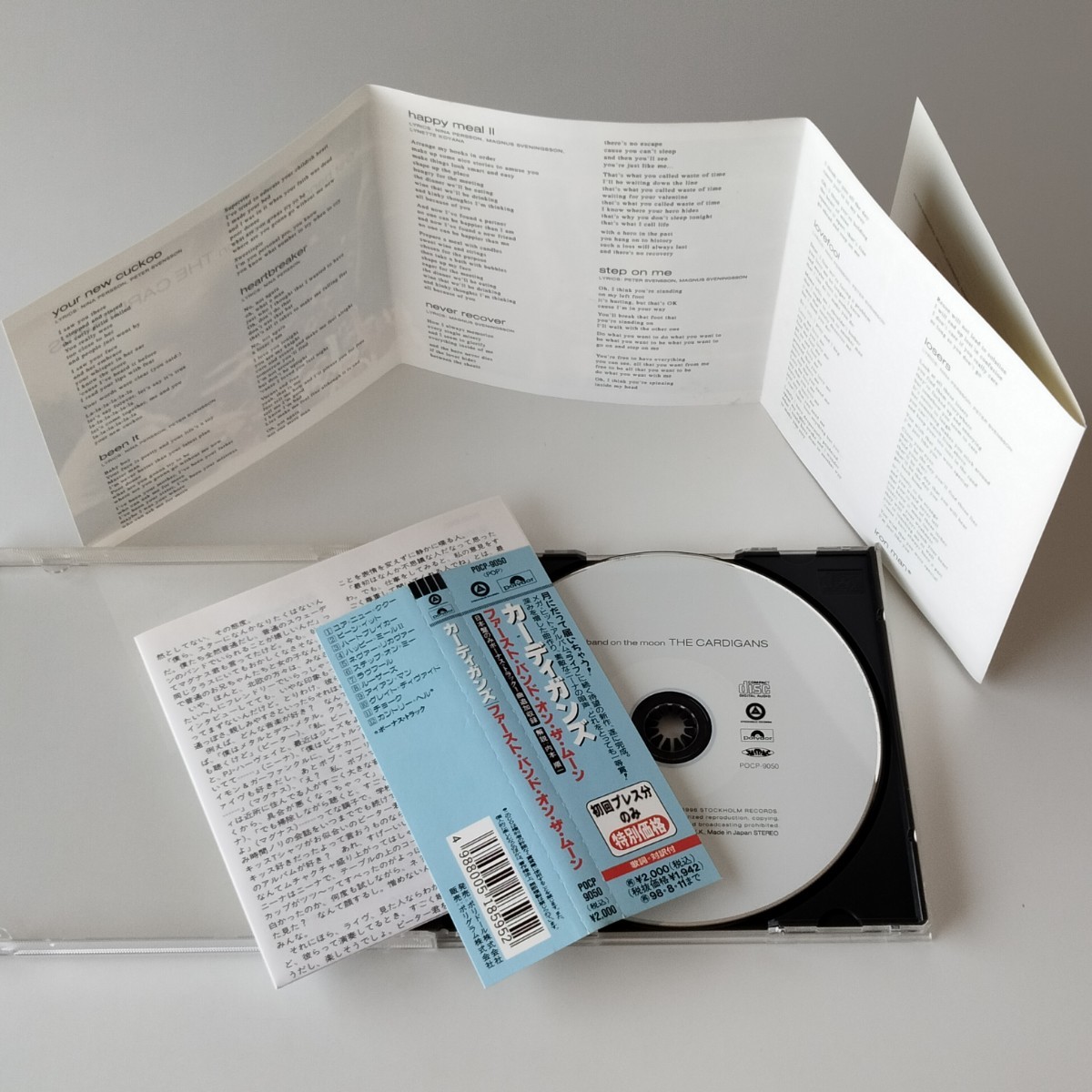 【盤良好 帯付国内盤CD】THE CARDIGANS カーディガンズ/ファースト・バンド・オン・ザ・ムーン(POCP-9050)FIRST BAND ON THE MOON_画像4