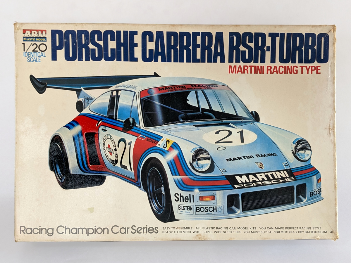 アリイ 1/20スケール ポルシェ RSR ターボ（ARII 1/20 Identical scale PORSCHE CARRERA RSR-TURBO）_画像1