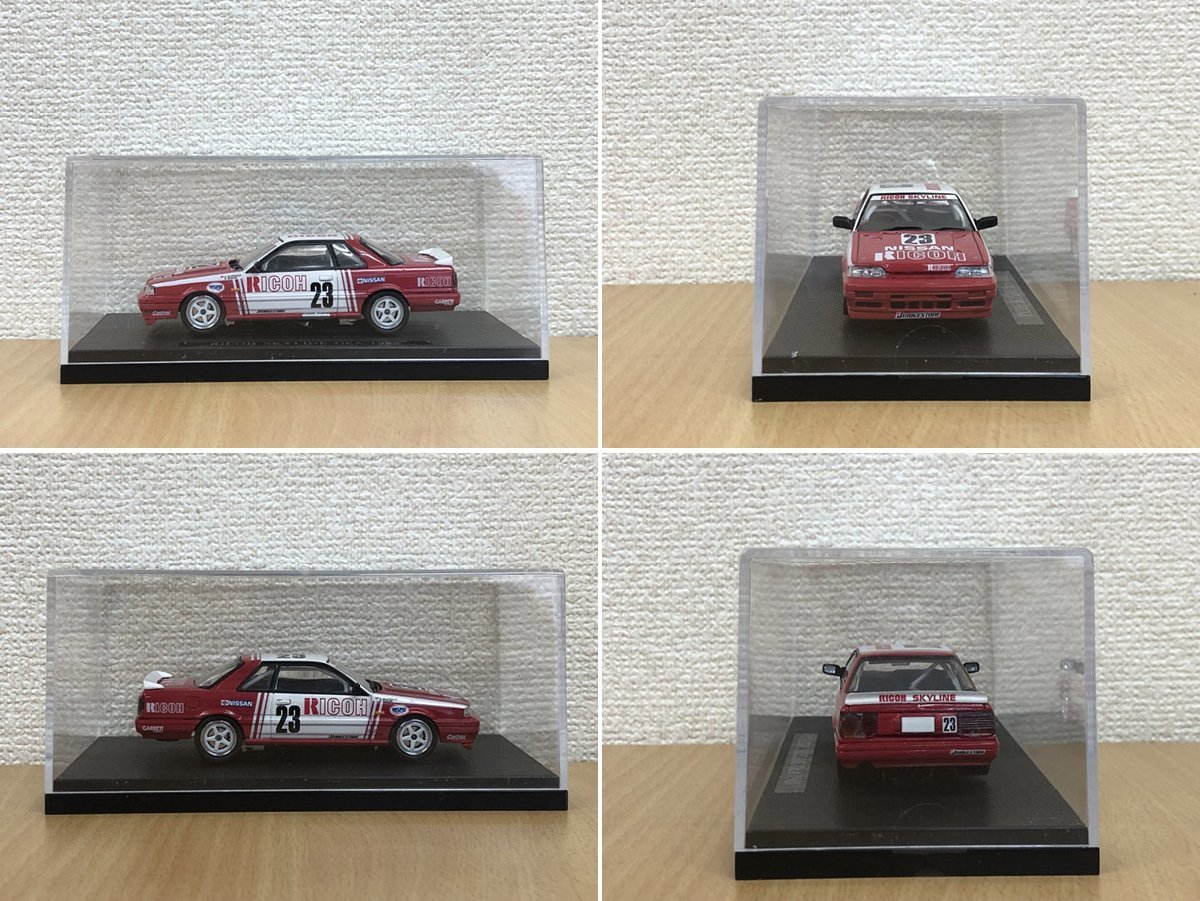 ◇【1円スタート】EBBRO エブロ RACING CAR COLLECTION 日産 リコー スカイライン GTS-R Gr.A 1988 1/43スケール ダイキャスト ミニカー_画像5