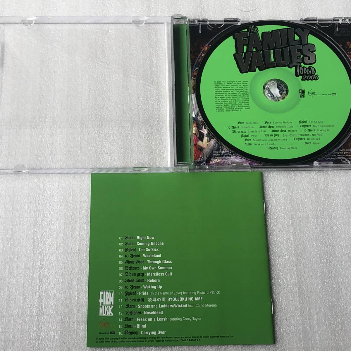 中古CD V.A/Family Values Tour 2006 (2006年) 米国産HR/HM,メタルコア系_画像3