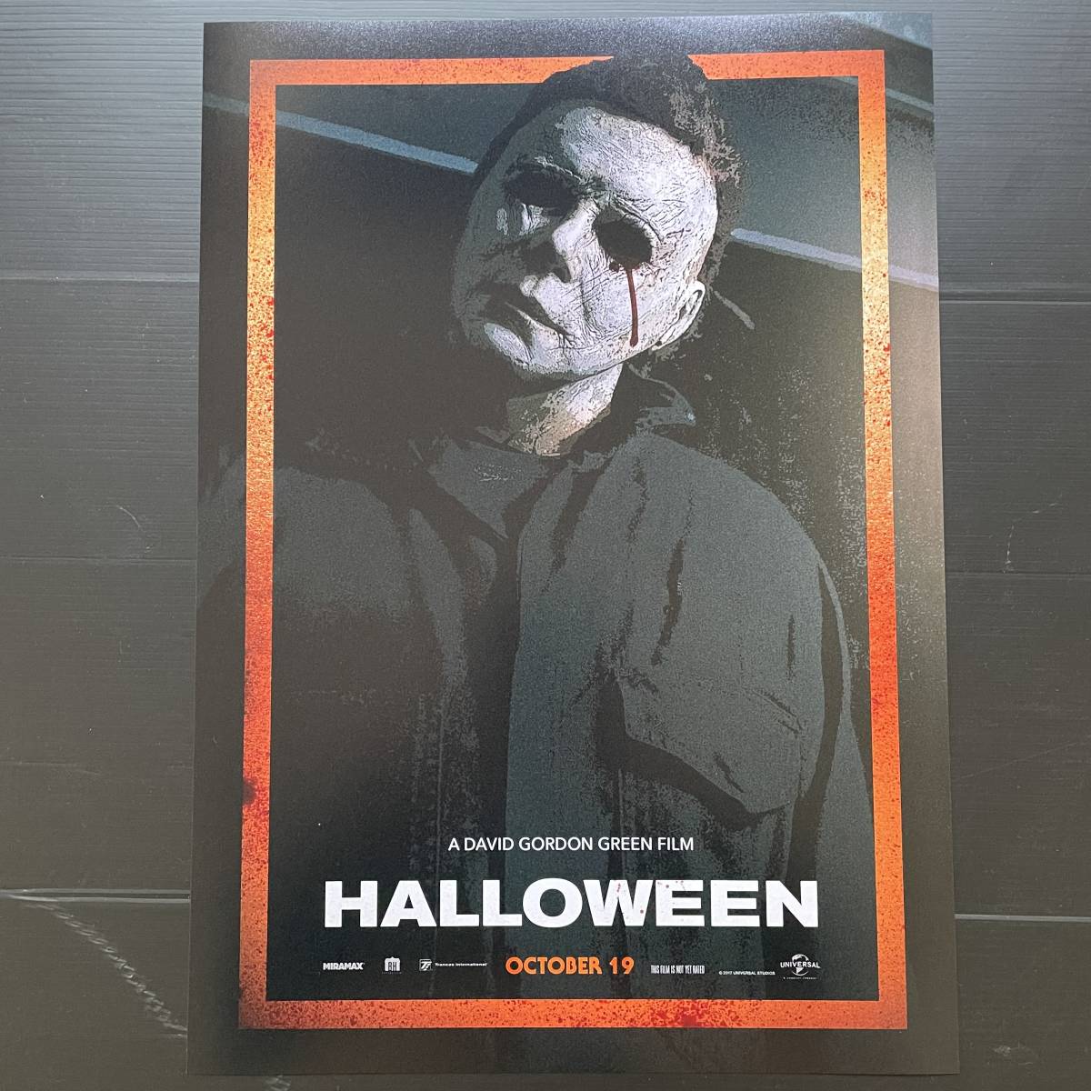  иностранная версия постер [ Halloween ](Halloween)2018 год версия #2* John * ковровое покрытие nta-/ boogie man / Michael *ma year z