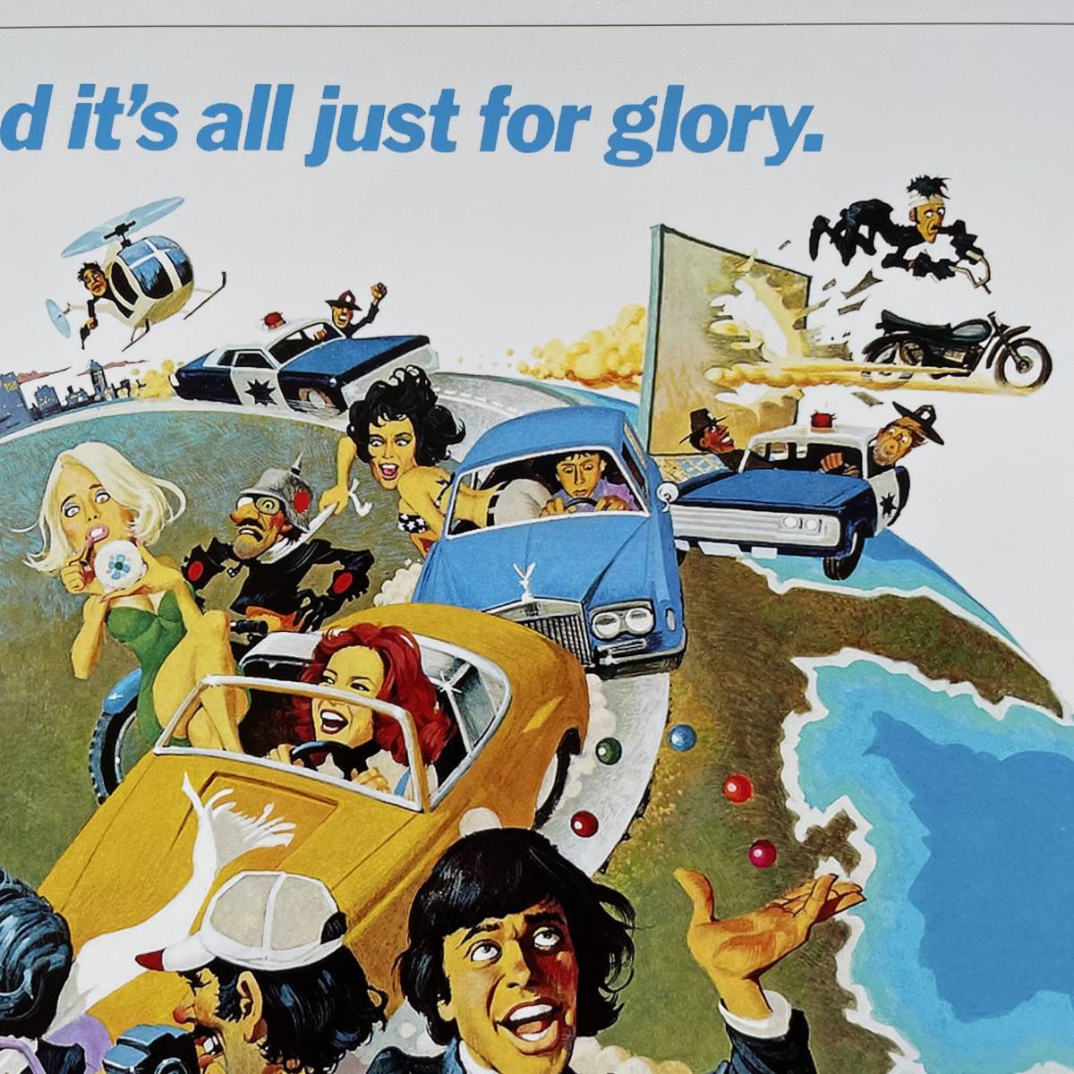 Inertia、 1975/イーゴン スピュリス/ポスター ポスター☆激走!5000キロ☆THE GUMBALL RALLY☆A3ポスター#1