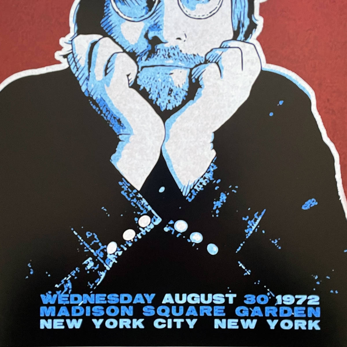 ポスター★ジョン・レノン（John Lennon）1972 NY マディソン・スクエア・ガーデン Live In New York City/ONE TO ONE CONCERT_画像4