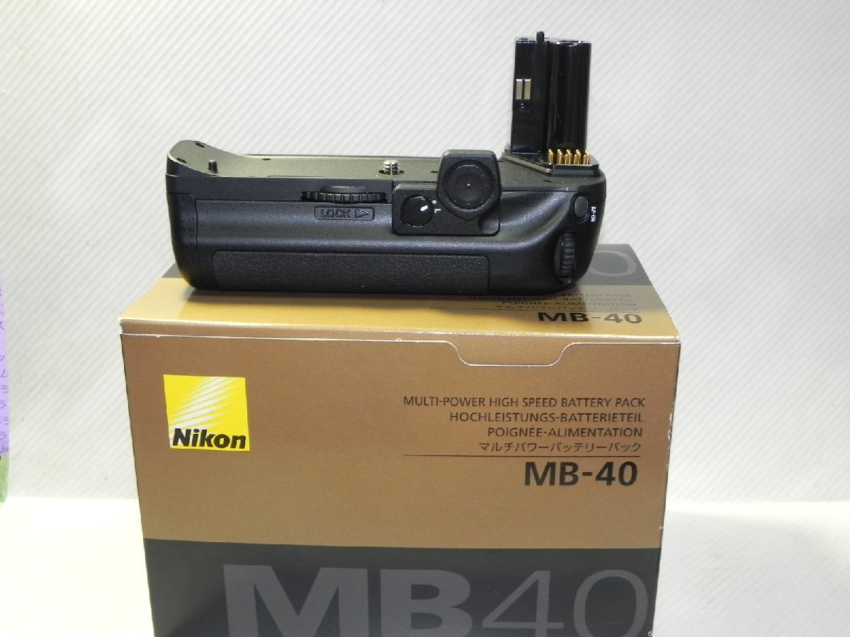 驚きの値段】 Nikon バッテリーパック MB-40(展示品) その他