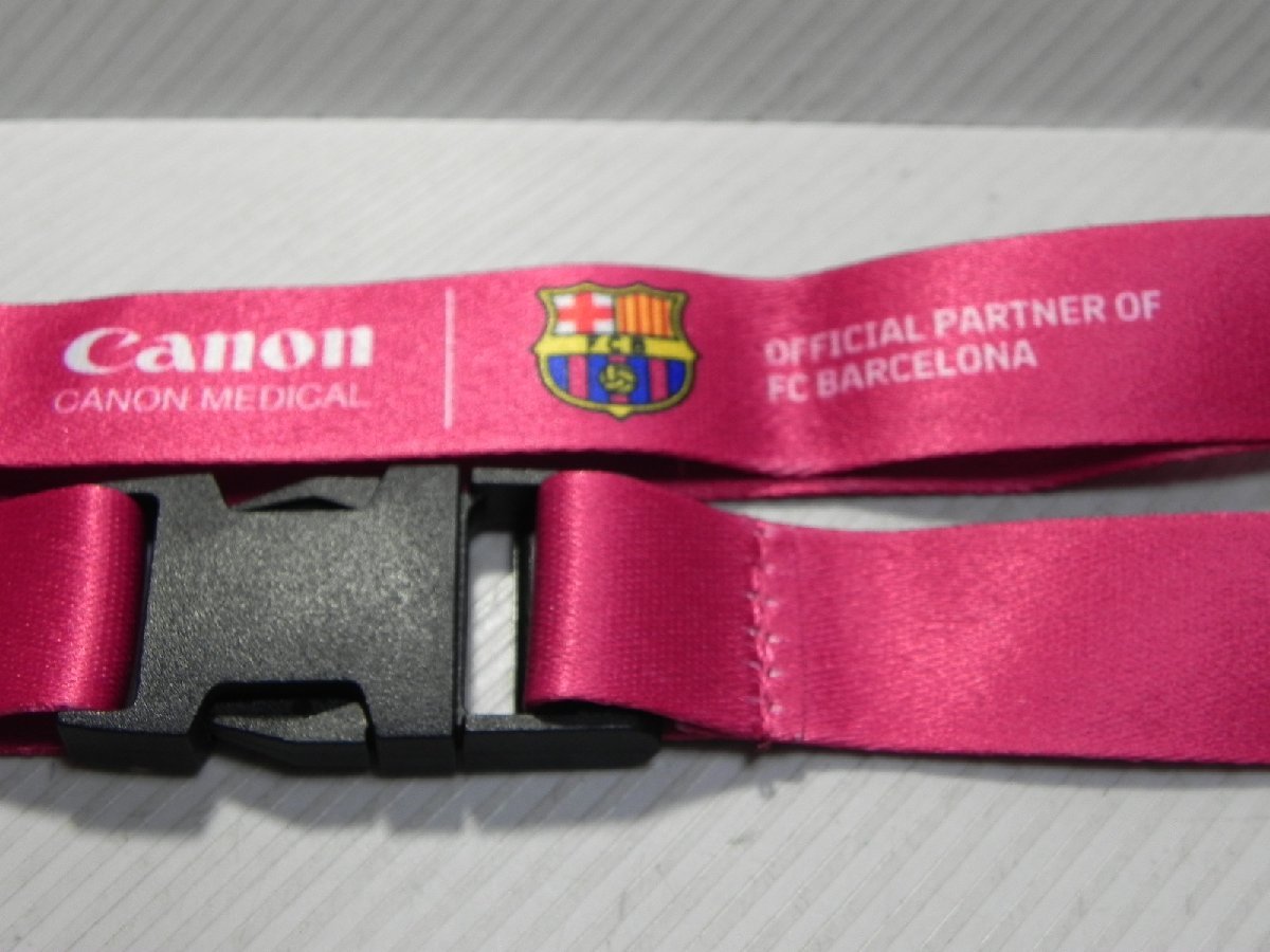 Canon OFFICIAL PARTNER　OF　FC　BARCELONA バルセロナ ネックストラップ_画像2