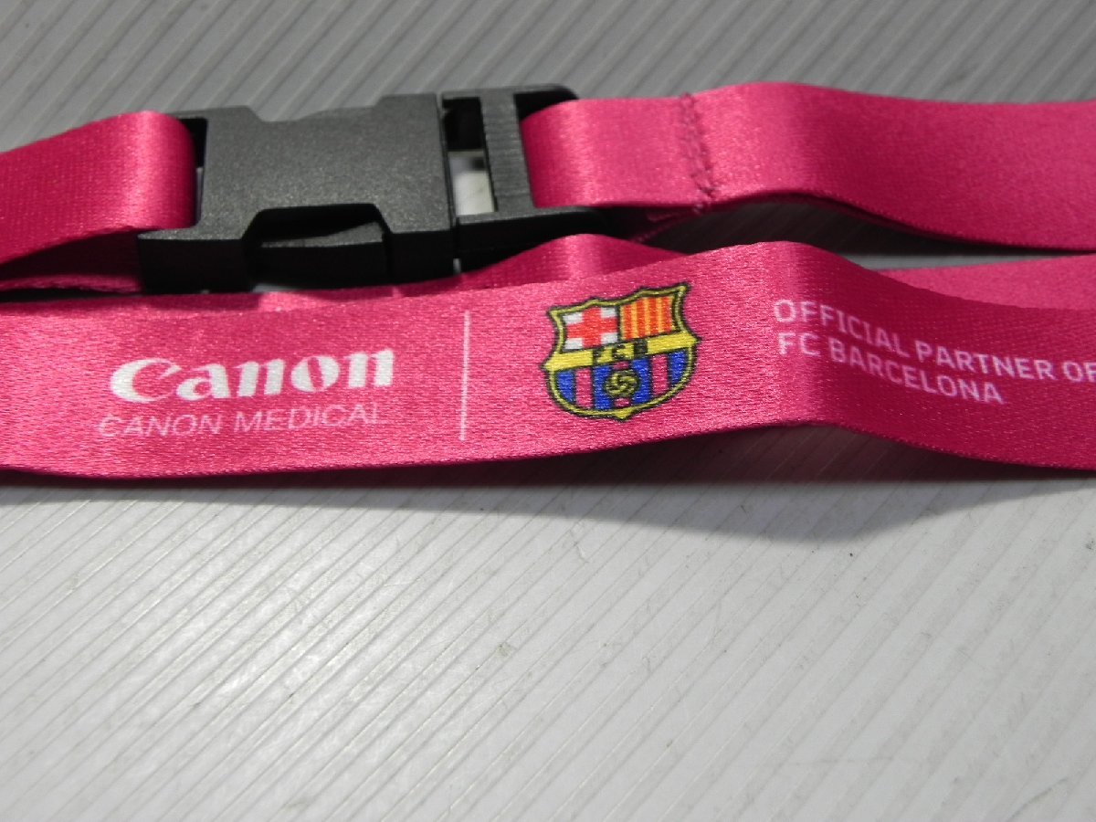 Canon OFFICIAL PARTNER　OF　FC　BARCELONA バルセロナ ネックストラップ_画像4