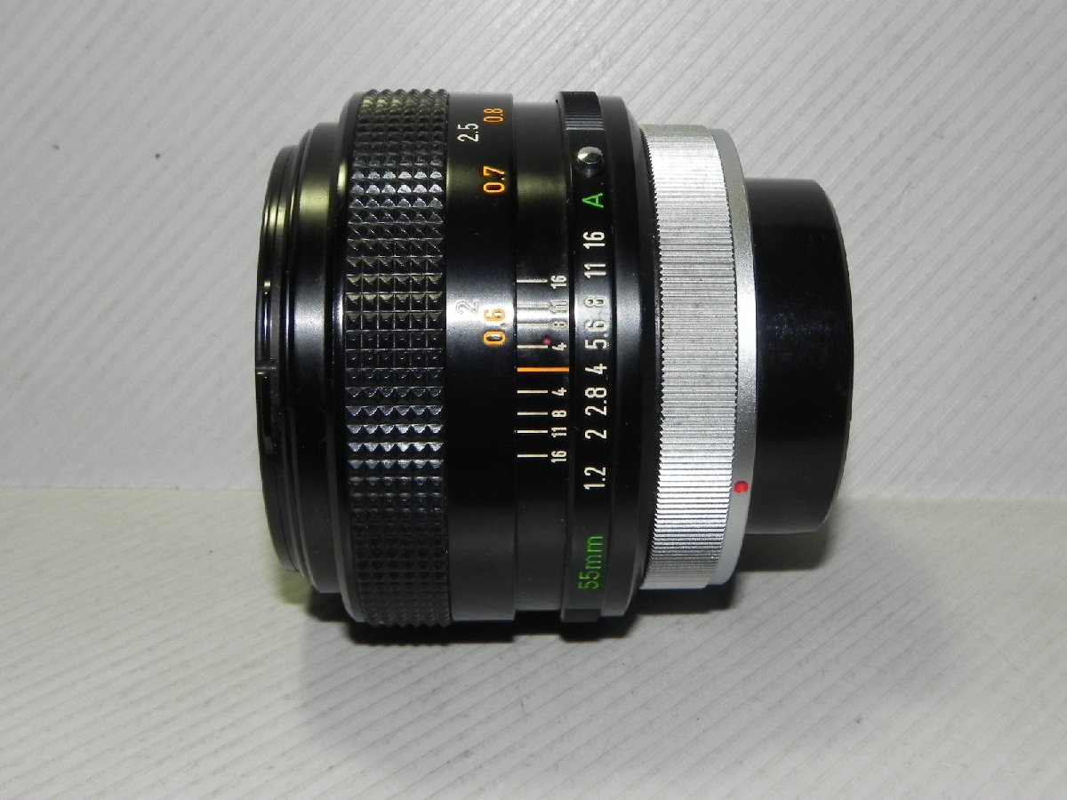 Canon FD 55mm/F 1.2 S.S.C レンズ_画像2