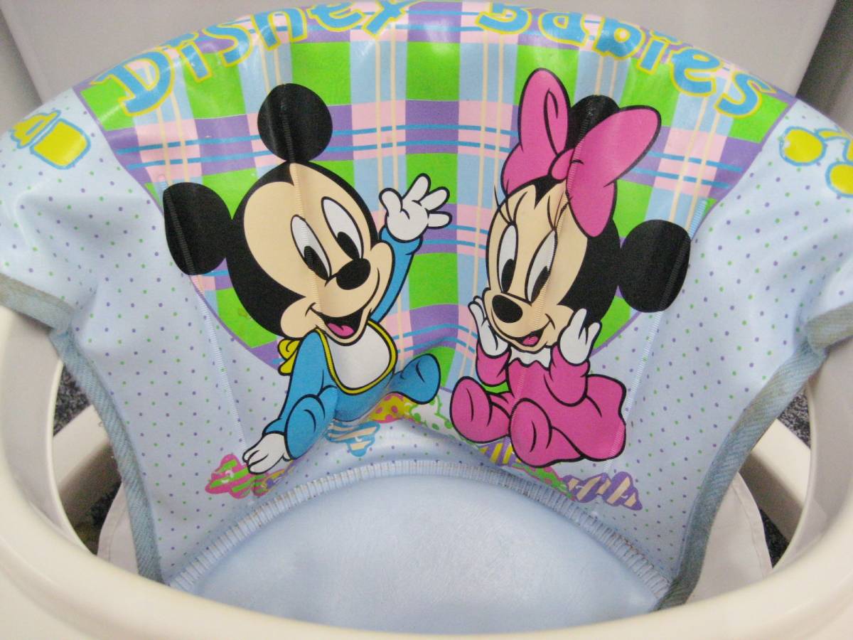  tax included secondhand goods SHOWA Disney Babies baby-walker show wa Disney Bay Be baby Mickey baby minnie 