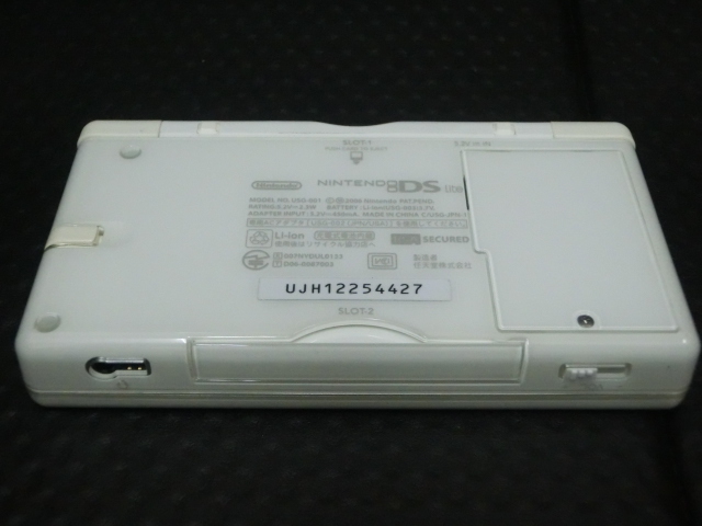 中古品 Nintendo ニンテンドー 任天堂 DS Lite クリスタルホワイト USG-001_画像6