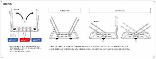 キャプテンスタッグ(CAPTAIN STAG) アウトドアテーブル 焚き火テーブル 2way ステンレス サイドテーブル 幅600×奥行300×_画像9