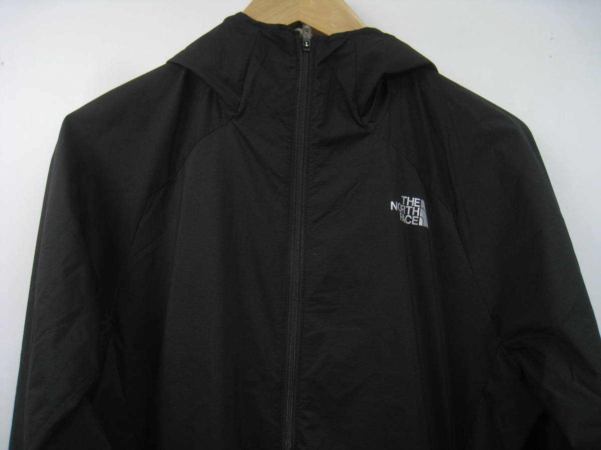 新品 定価16500円 THE NORTH FACE ノースフェイス NP22280 Swallowtail Vent Hoodie ジャケット フード 黒 ブラック サイズM_画像2