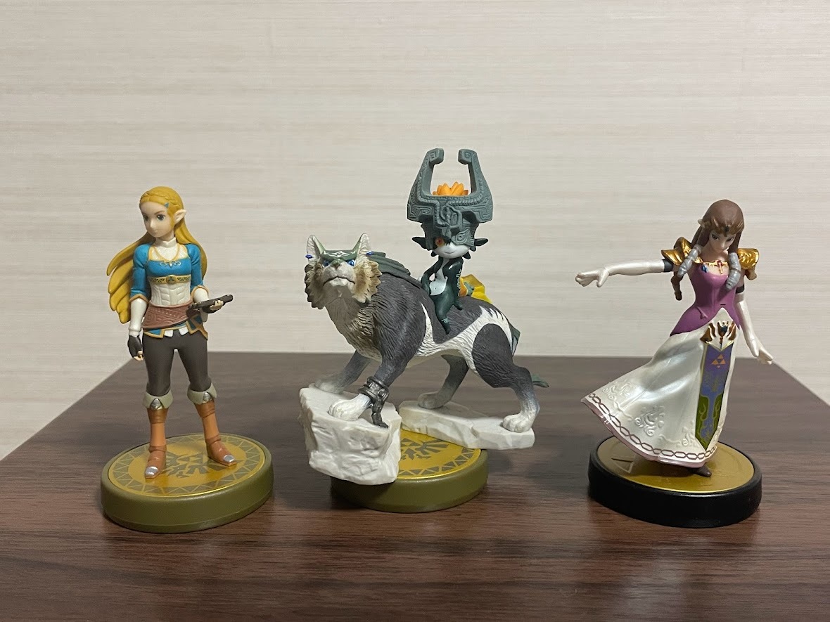 1円～ 中古 amiibo ウルフリンク ハート20 ゼルダ 2種 3点セット