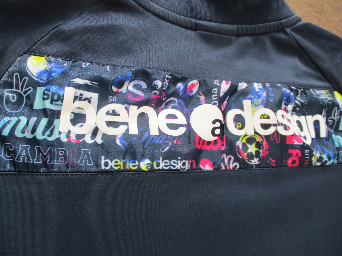 【SPAZIO】　 BENE　DESIGN／(ベーネ・デザイン)　 プリント・アート調 ボートネック／お洒落シャツ　【美品】_画像5