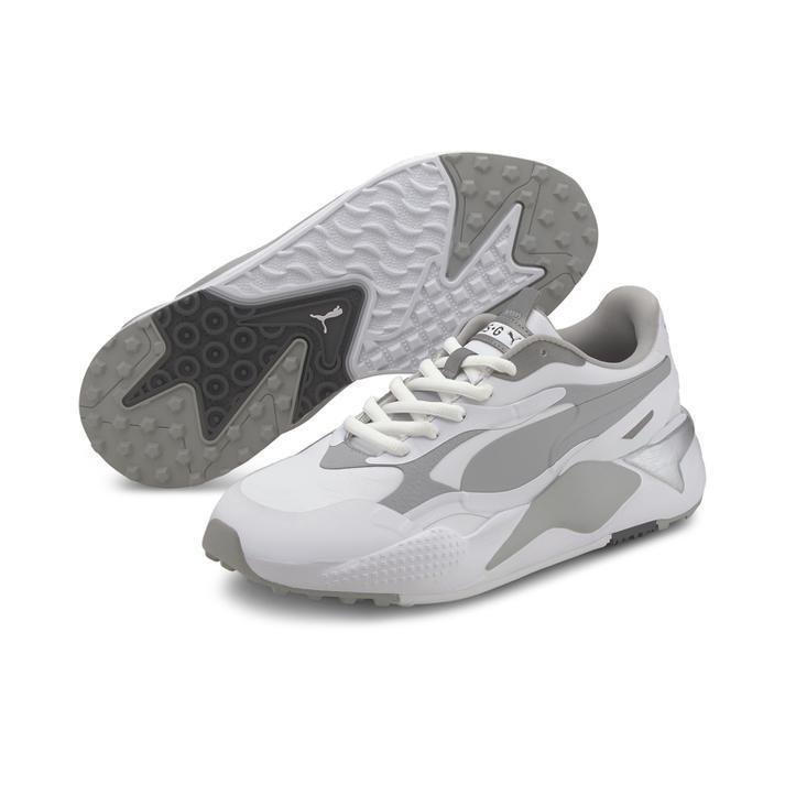新品 PUMA プーマ ソフトスパイク ゴルフシューズ 26.0cm グレー-