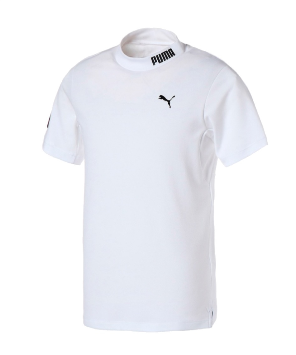  free shipping * new goods *PUMA GOLF 3D Logo Tour design short sleeves mok neck shirt *(L)*930523-04* Puma Golf 