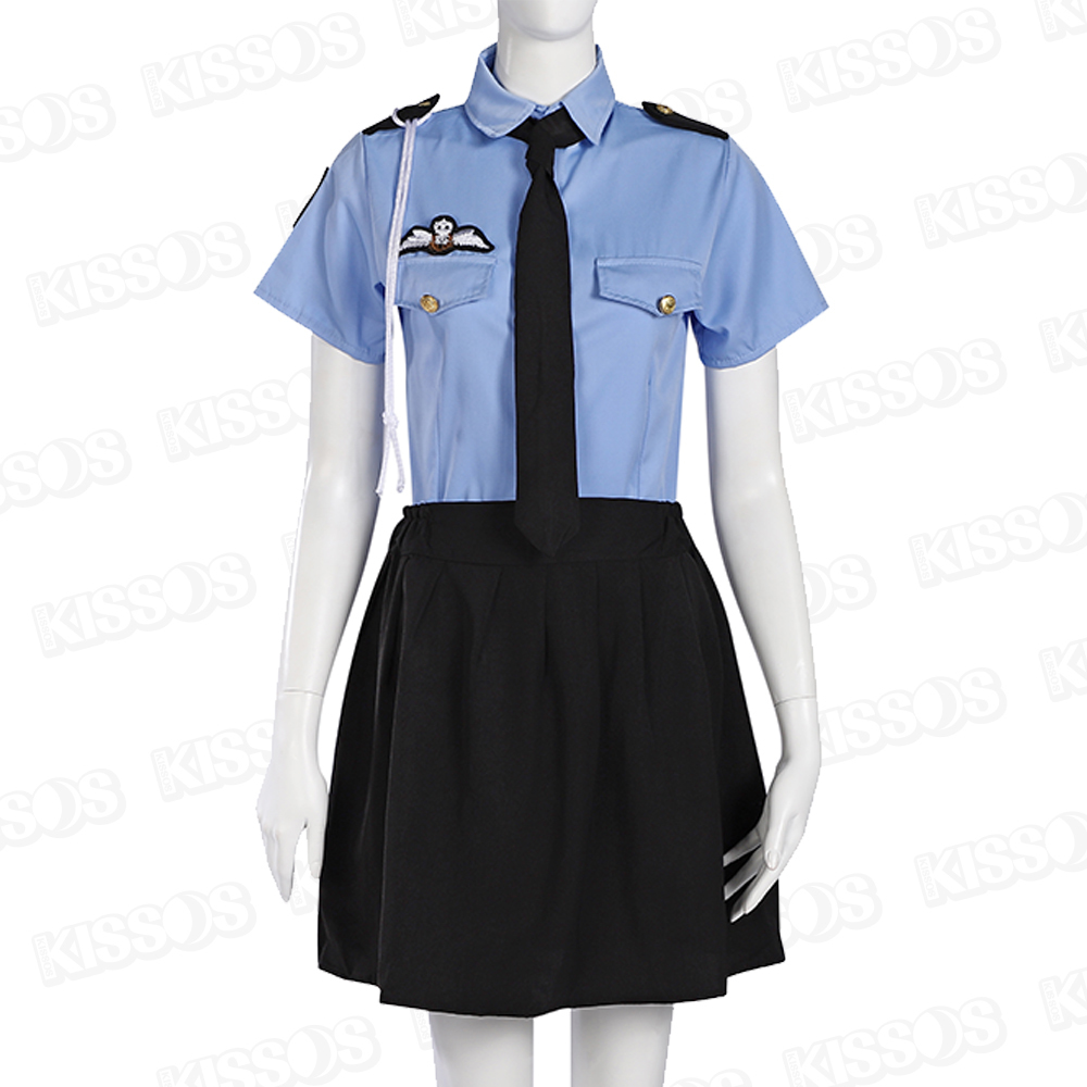  Police костюмированная игра Mini ska Police sexy полиция . юбка в складку женщина .. костюм маскарадный костюм Halloween Event party более .3 позиций комплект 