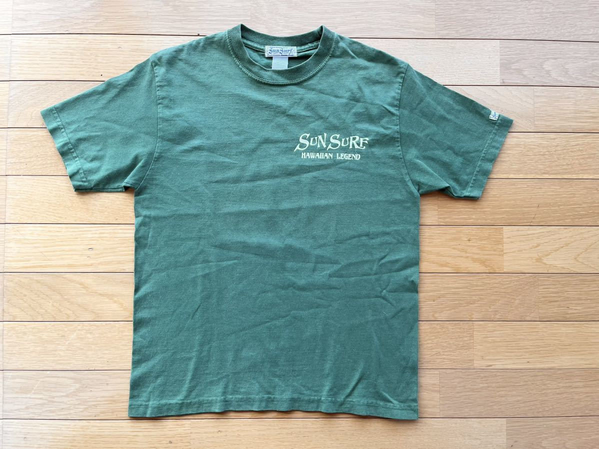 送料¥185 USA製サンサーフスカジャン柄Tシャツ S東洋エンタープライズの画像2