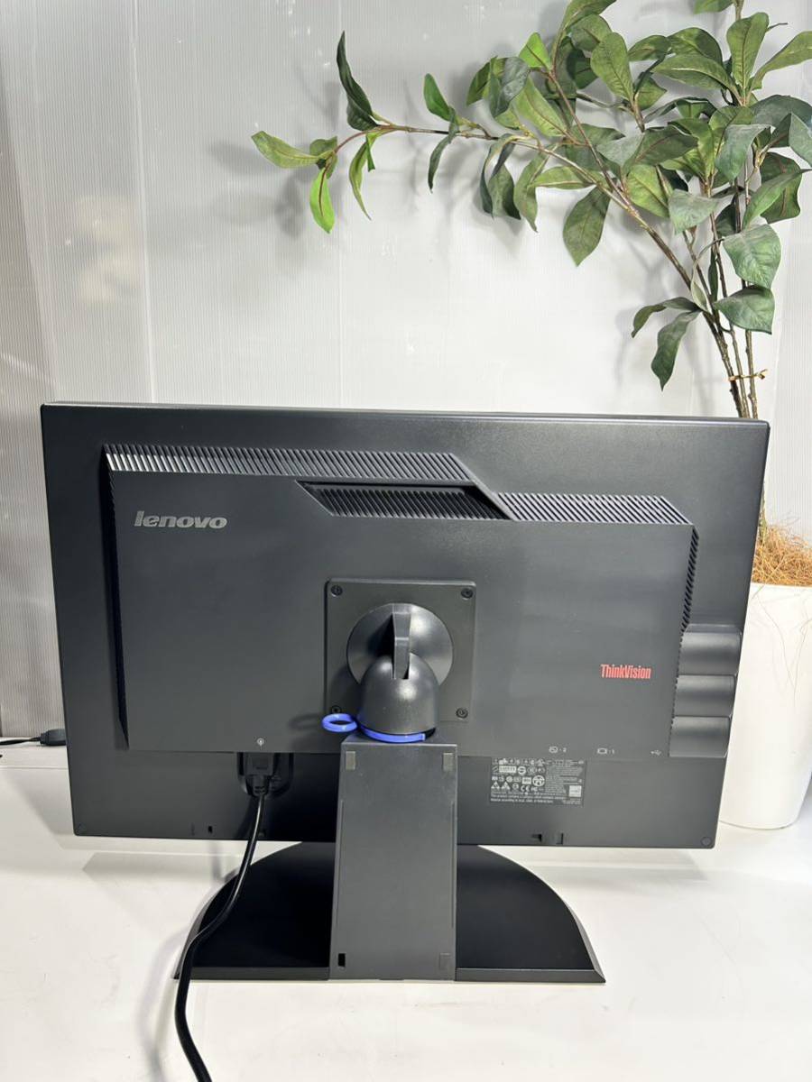 LENOVO L2440PWC/24型ワイド液晶モニタ　ThinkVision 電源コード付き　No.943_画像6