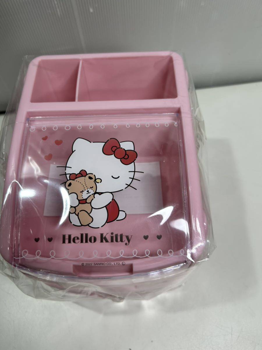 ske-ta- Mini chest case storage case storage box Hello Kitty soft romance Sanrio 15×19× height 16.5cm CHE3N No.954