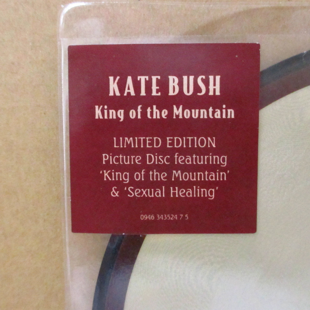 KATE BUSH-King Of The Mountain (UK/EU limitation Picture 7+ rare sticker attaching PV