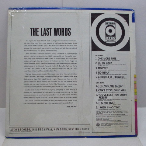 LAST WORDS-Last Words (US オリジナル・ステレオ LP)_画像2