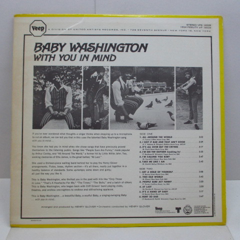 BABY WASHINGTON-With You In Mind (US Orig.Stereo LP)_画像2
