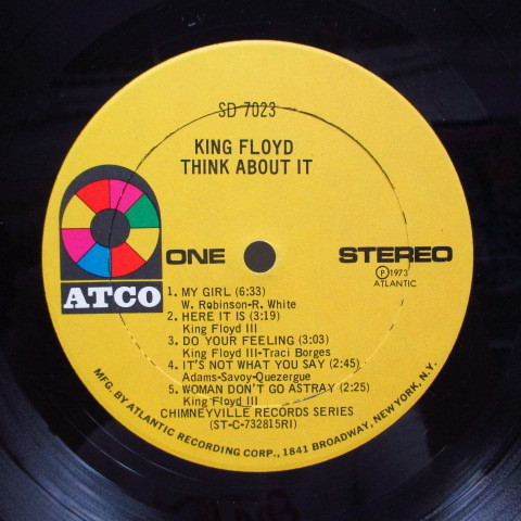 KING FLOYD-Think About It (US Orig.Stereo LP)_画像3