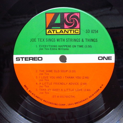 JOE TEX-With Strings & Things (US Orig.Stereo LP)_画像3