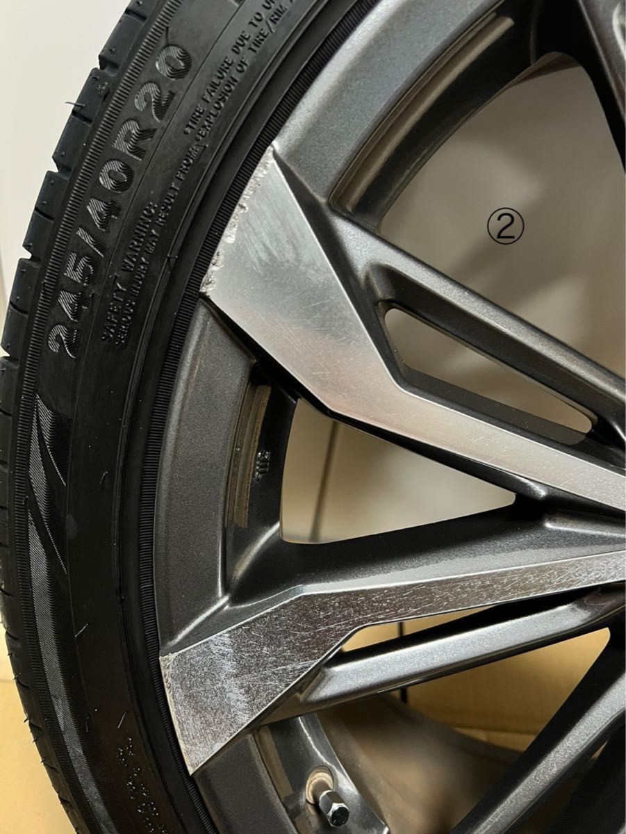 ハリアー60 20インチ モデリスタホイール 四本セット 24540r20 ハリアー60 20インチ モデリスタホイール 四本セット 24540r20