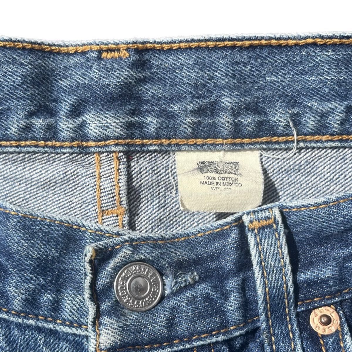 00年代 Levi's 501 デニムパンツ 黄色耳 メキシコ製 W33 L30