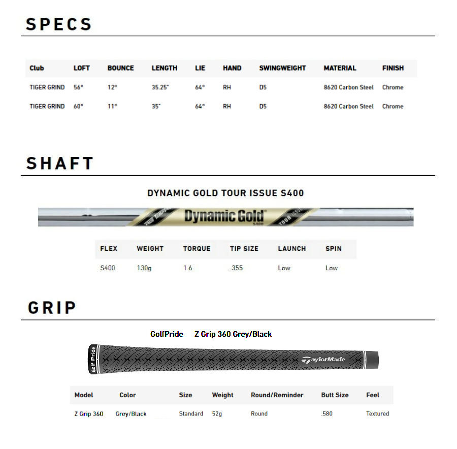 ★☆激レア　テーラーメイドUS　MG4 “ TW GRIND WEDGE ” 56°・60° × DG TourIssue (S400)　新品☆★_画像7