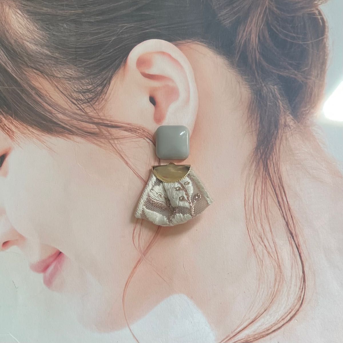 値引きする no.1731 ハンドメイド レジン ピアス イヤリング ピアス