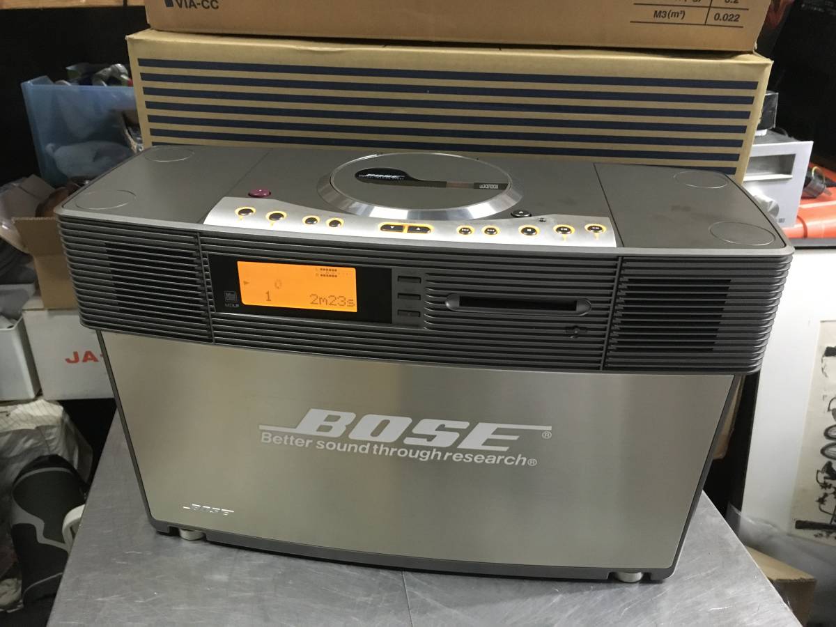 ボーズ BOSE VIA Virtual Imaging Array CD MDステレオプレーヤー 未使用ソフトケース、純正箱、取説付き 北海道 札幌_画像2