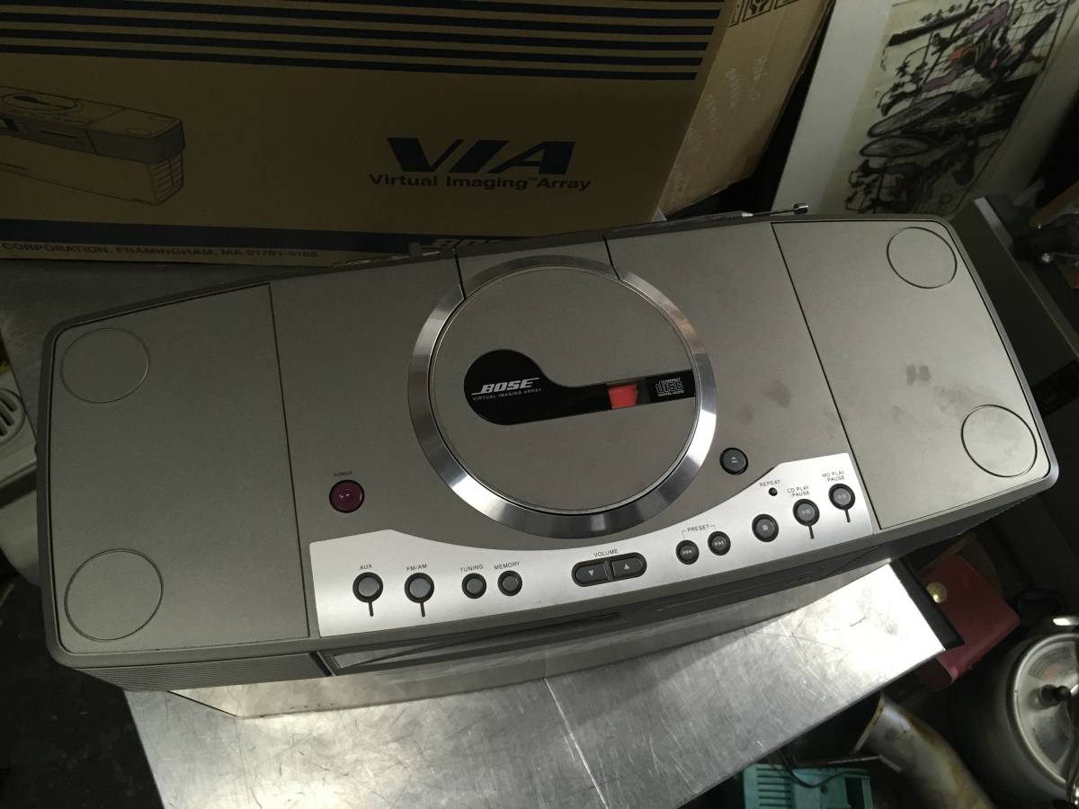 ボーズ BOSE VIA Virtual Imaging Array CD MDステレオプレーヤー 未使用ソフトケース、純正箱、取説付き 北海道 札幌_画像3