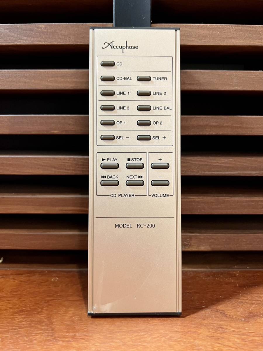 1 jpy start operation goods Accuphase Accuphase RC-200 1 jpy start operation goods Accuphase Accuphase RC-200