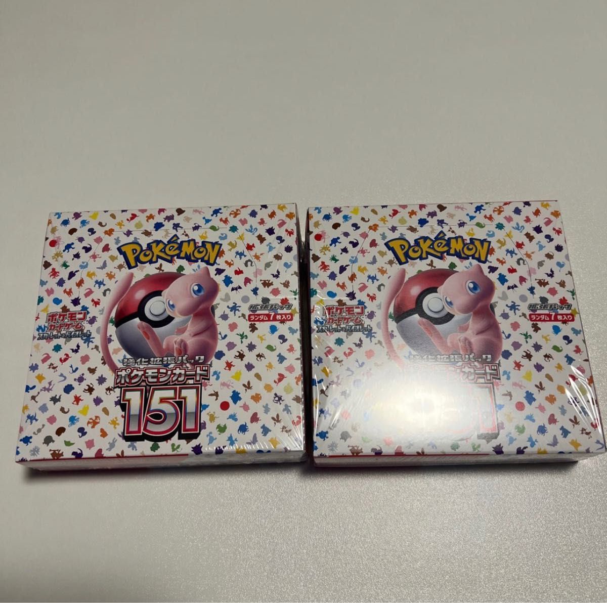 ポケモンカードゲーム 151BOXシュリンク付き2BOX ポケモン
