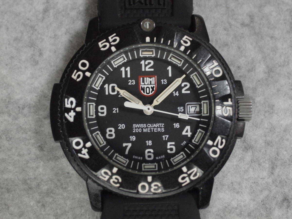 愛用 LUMINOX ルミノックス V3 動作品 3000/3900 SERIES ネイビー