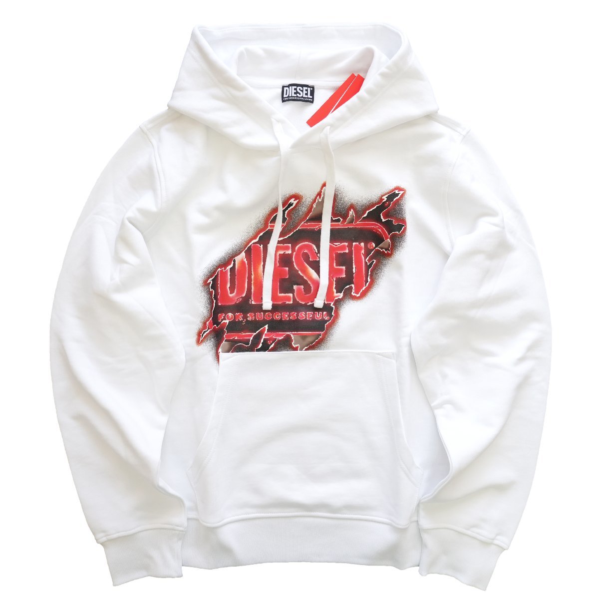 3年保証』 XL パーカー スウェット “ “白 2023◇最新◇DIESEL◇爽やか