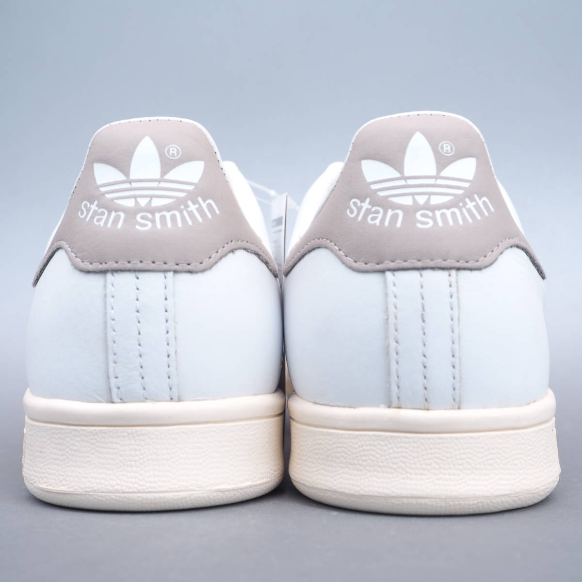 デッド!! 26.5cm 新品 2016年 adidas Originals STAN SMITH スタンスミス 白ｘグレー 天然皮革 レザー STANSMITH_画像4