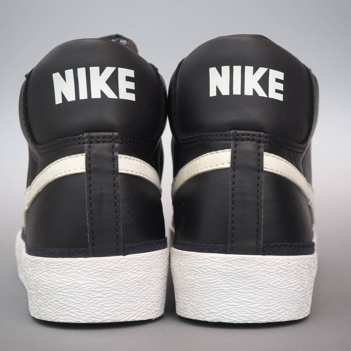 デッド!! US 9 / 27cm 新品!! 限定 2002年製 NIKE BLAZER BLACK 黒 レザー ビンテージ _画像4